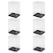 6 Pack: Clear Acrylic Vinyl Figure Display Case by Studio Décor®